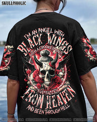 I'M AN ANGEL WITH BLACK WINGS A CROOKED HALO ALL OVER PRINT - TY1904243