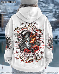 I'M A GOOD PERSON SKULL LADY ALL OVER PRINT - YHHG2502252