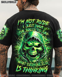 I'M NOT RUDE I JUST HAVE THE BALLS ALL OVER PRINT - YHHN0606245