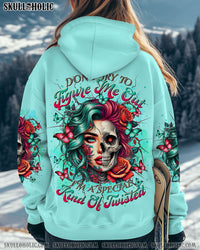 DON'T TRY TO FIGURE ME OUT SKULL LADY  ALL OVER PRINT -  TLTR2312241