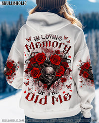 IN LOVING MEMORY OF THE OLD ME ROSE SKULL ALL OVER PRINT  - TLNZ1212241