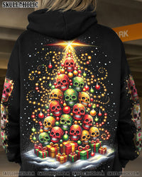 CHRISTMAS TREE SUGAR SKULL ALL OVER PRINT - TYTM2410233