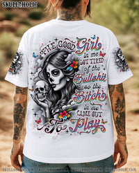 THE GOOD GIRL IN ME SKULL LADY ALL OVER PRINT - TLNO0506252