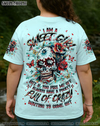I AM A SWEET GIRL BUT IF YOU PISS ME OFF SUGAR SKULL ALL OVER PRINT - YHHG3007252
