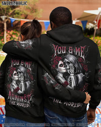 YOU AND ME AGAINST THE WORLD COUPLE ALL OVER PRINT - YHLN2506251