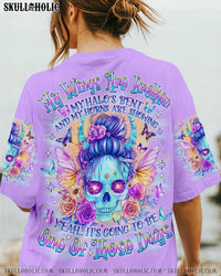 IT'S GOING TO BE ONE OF THOSE DAYS MESSY BUN ALL OVER PRINT  - TLNO2904251