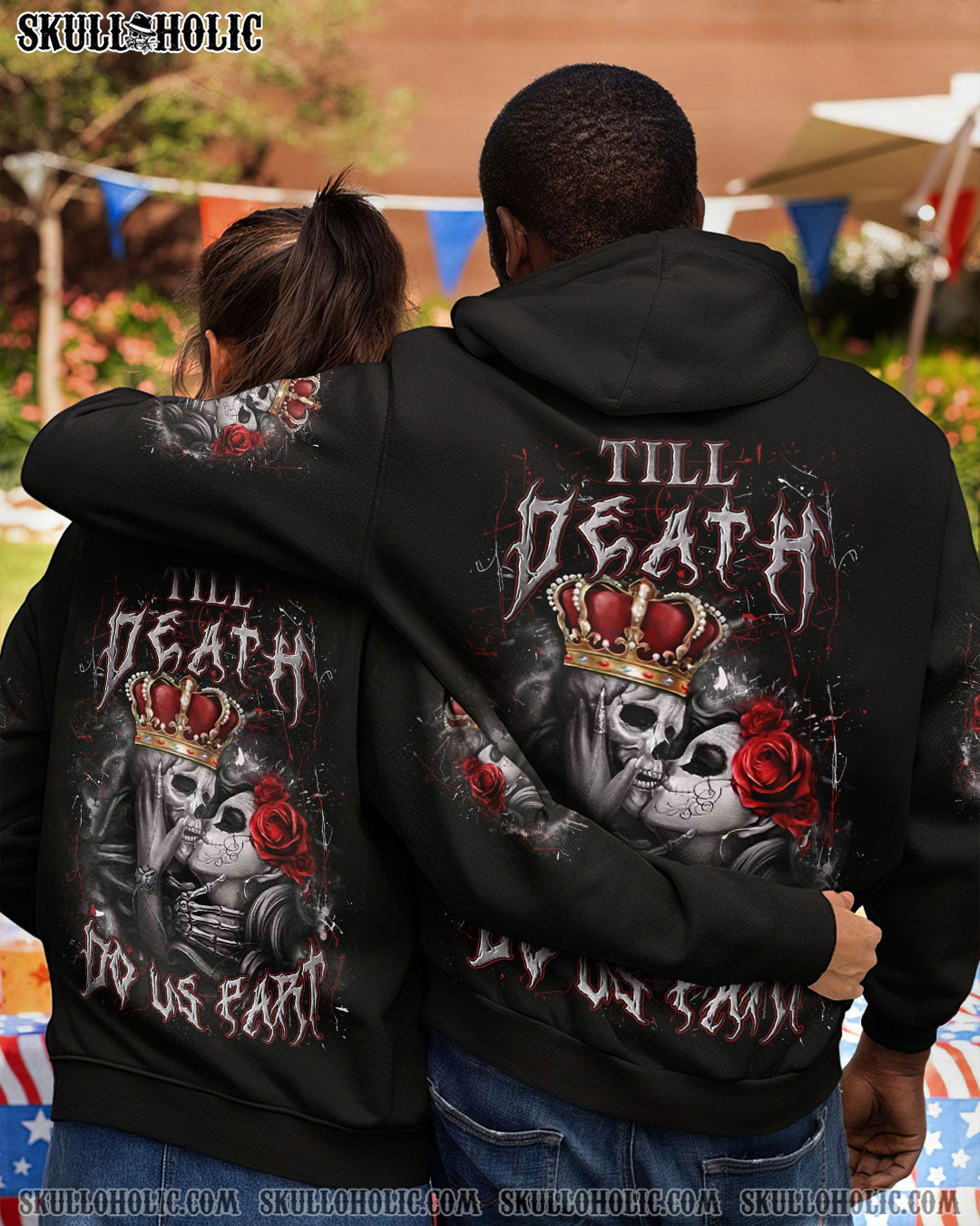 TILL DEATH DO US PART COUPLE ALL OVER PRINT - YHLN2006251