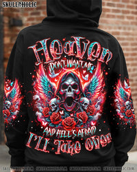 HEAVEN DON'T WANT ME SKULL REAPER WINGS ALL OVER PRINT - TLNO0102242