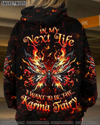 KARMA FAIRY SKULL SKULL BUTTERFLY ALL OVER PRINT - YHLT0703251