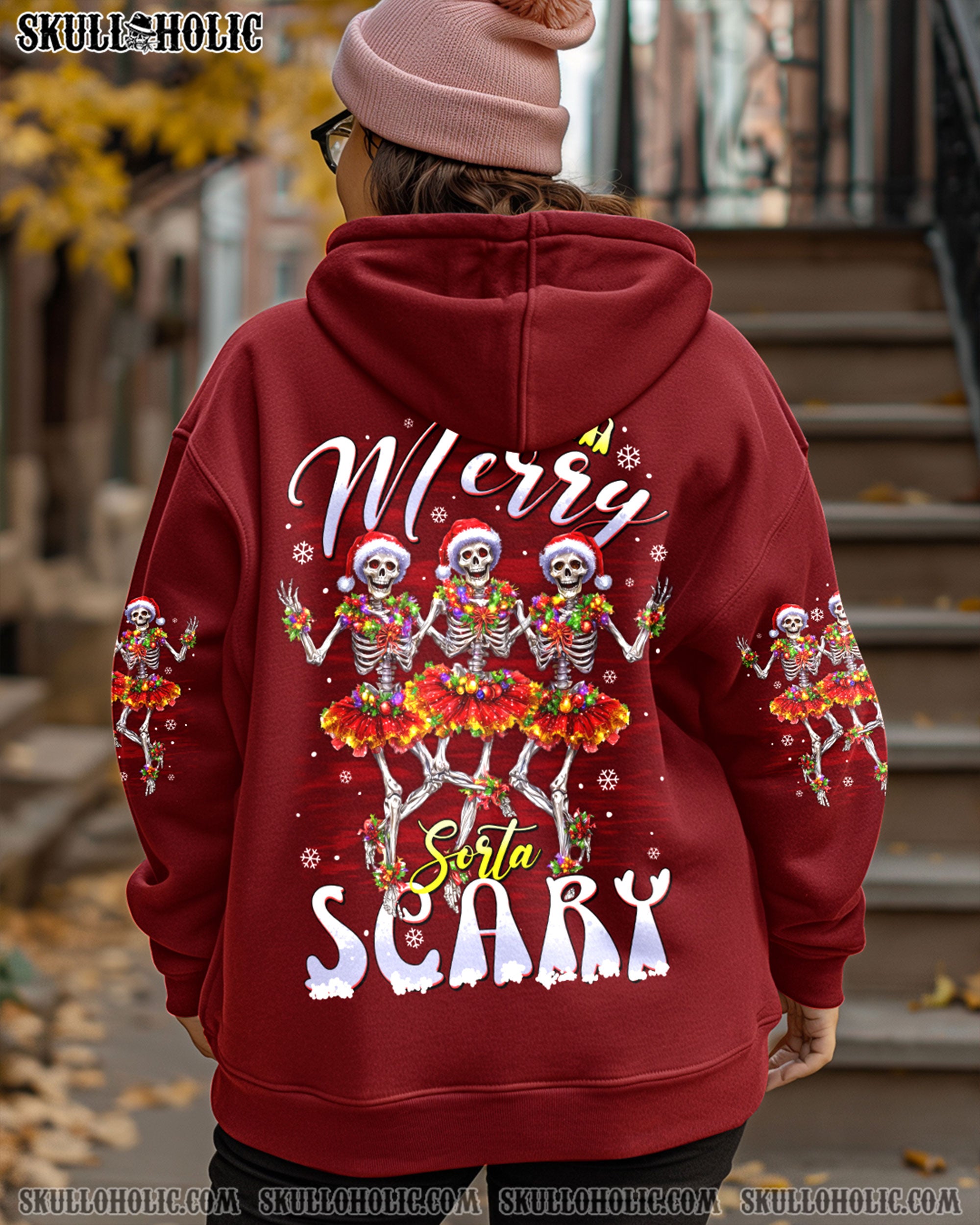SORTA MERRY SORTA SCARY CHRISTMAS ALL OVER PRINT - TYTD1211251
