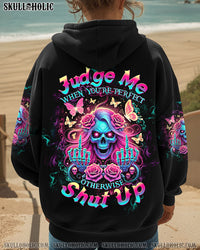 JUDGE ME WHEN SKULL LADY ALL OVER PRINT  -  TLTW1012243