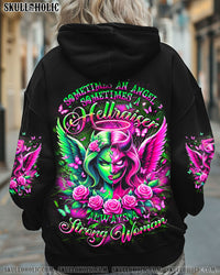 ALWAYS A STRONG WOMAN SKULL LADY ALL OVER PRINT - YHDU2402254