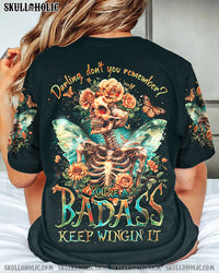 KEEP WINGING IT SKELETON WINGS ALL OVER PRINT - TY0504242
