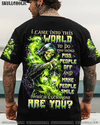 WHICH LUCKY ONE ARE YOU SKULL REAPER ALL OVER PRINT - TLTW1506241