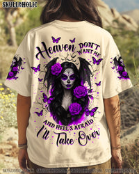 HEAVEN DON'T WANT ME SUGAR SKULL ALL OVER PRINT - TLNZ0206251