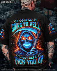 OF COURSE I'M GOING TO HELL SKULL ALL OVER PRINT - YHLN0403243