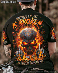 MY GIVE A F IS BROKEN SUGAR SKULL ALL OVER PRINT - TLTR0603242