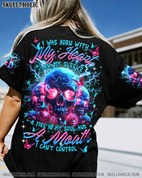 A MOUTH I CAN'T CONTROL SKULL ROSE ALL OVER PRINT - TLTR2503241