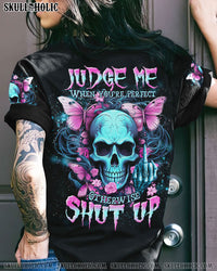 JUDGE ME WHEN SKULL BUTTERFLY ALL OVER PRINT - TLNT2411232