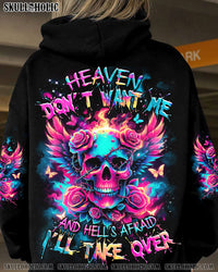 HEAVEN DON'T WANT ME SKULL REAPER WINGS ALL OVER PRINT - TLNZ0102243