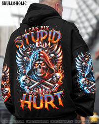 I CAN FIX STUPID BUT IT'S GONNA HURT REAPER SKULL ALL OVER PRINT - TLTR1912231