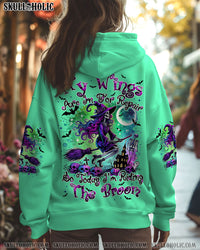TODAY I'M RIDING THE BROOM HALLOWEEN WITCH ALL OVER PRINT - TYTM1308243