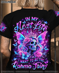 KARMA FAIRY SKULL ALL OVER PRINT - YHLT1605244