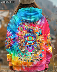MY GIVE A F IS BROKEN TIE DYE ALL OVER PRINT - YHHG1912242