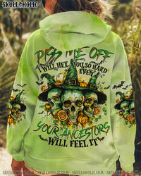 PISS ME OFF I WILL HEX YOU SKULL WITCH HALLOWEEN ALL OVER PRINT - TYQY0908241