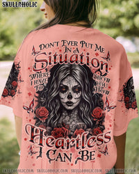 HOW HEARTLESS I CAN BE TATTOO SKULL LADY ALL OVER PRINT - TLNO1703251