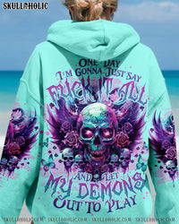 ONE DAY I'M GONNA JUST SAY SKULL ALL OVER PRINT - TLNO1203243