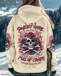 I AM A SWEET GIRL BUT IF YOU PISS ME OFF SKULL ALL OVER PRINT - TLNZ1112241