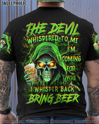 THE DEVIL WHISPERED TO ME BRING BEER REAPER ALL OVER PRINT - YHHN1405243
