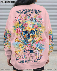 THE GOOD GIRL IN ME SKULL BONES ALL OVER PRINT - TLNT1203242