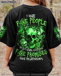 I HATE FAKE PROMISES SKULL ALL OVER PRINT - TYQY2602243
