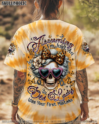 ASSUMING I'M JUST AN OLD LADY SKULL TIE DYE ALL OVER PRINT - TLNT1306253