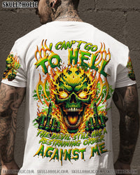 I CAN'T GO TO HELL THUNDER SKULL ALL OVER PRINT - TLTR1208242