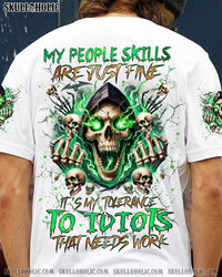 MY PEOPLE SKILLS ARE JUST FINE REAPER SKULL ALL OVER PRINT - TLNZ1107242