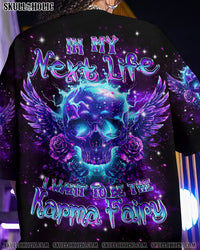 KARMA FAIRY SKULL WINGS ALL OVER PRINT - TLPQ2003241