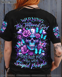 WARNING THIS TATTOOED GIRL ALL OVER PRINT - YHDU2902242