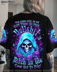 THE GOOD GIRL IN ME GOT TIRED SKULL REAPER ALL OVER PRINT - YHDU2911232