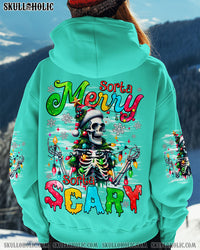 SORTA MERRY SORTA SCARY SKULL CHRISTMAS ALL OVER PRINT - TYQY0511244