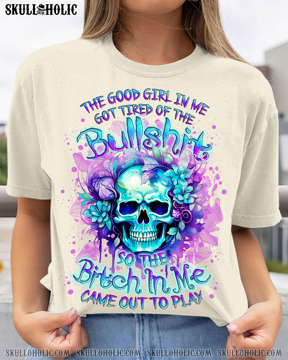 THE GOOD GIRL IN ME COTTON SHIRT - YHLN1511232