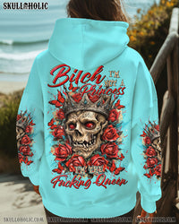 I'M THE FKING QUEEN SKULL ROSE ALL OVER PRINT - TLTR1312242