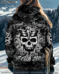 HOW HEARTLESS I CAN BE SKULL MOTH ALL OVER PRINT - TLTW1402253