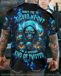 DON'T TRY TO FIGURE ME OUT SKULL ALL OVER PRINT - TLPQ0503241