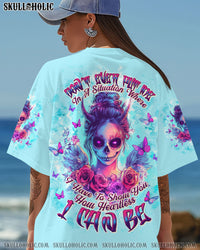 HOW HEARTLESS I CAN BE SKULL LADY ALL OVER PRINT   - TLTW0605243