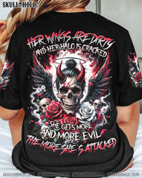HER WINGS ARE DIRTY AND HER HALO IS CRACKED ALL OVER PRINT - TYQY2204242