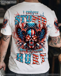 I CAN FIX STUPID BUT IT'S GONNA HURT FIRE SKULL ALL OVER PRINT - TLPQ0603243