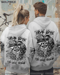 TRUE LOVE NEVER DIES COUPLE ALL OVER PRINT - YHHN0301251